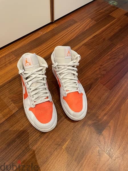 air jordan 1 mid se bright citrus 2