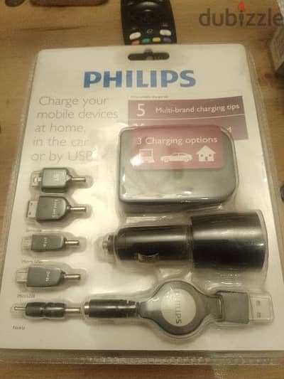 شاحن  فيليبس   Philips charger multi tips