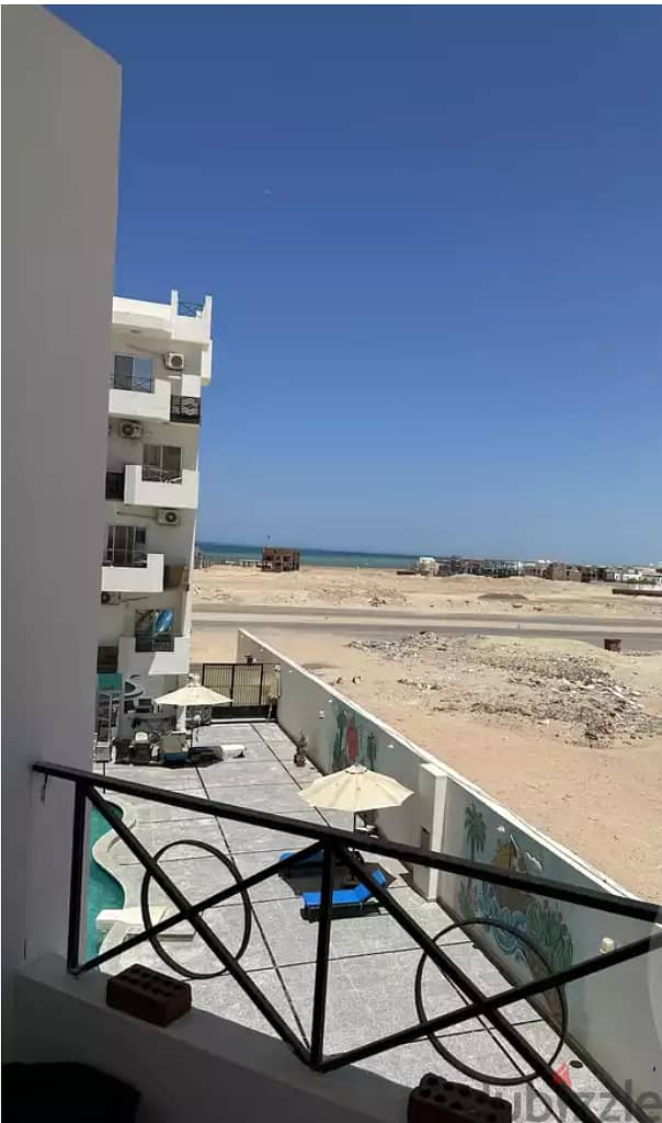 studio 53m. in Tiba View 1 balcony sea view in new hurghada 0