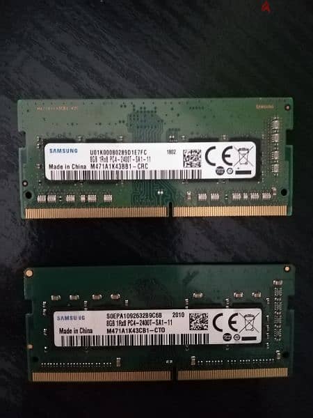 used Samsung 8gb ram ddr4 0