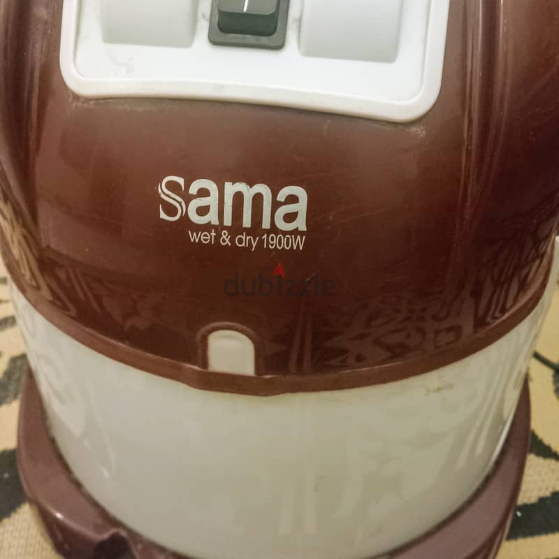 مكنسة ماء و جافة  تركي ماركة SAMA 1900  وات كاملة بالقطع الصغيرة قوية 7