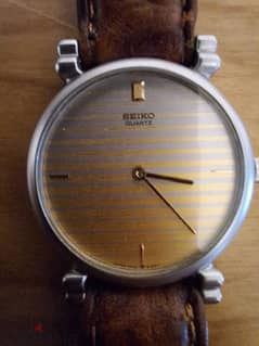 Vintage 1990s Seiko Watch 6530 - 6100 Quartz 0