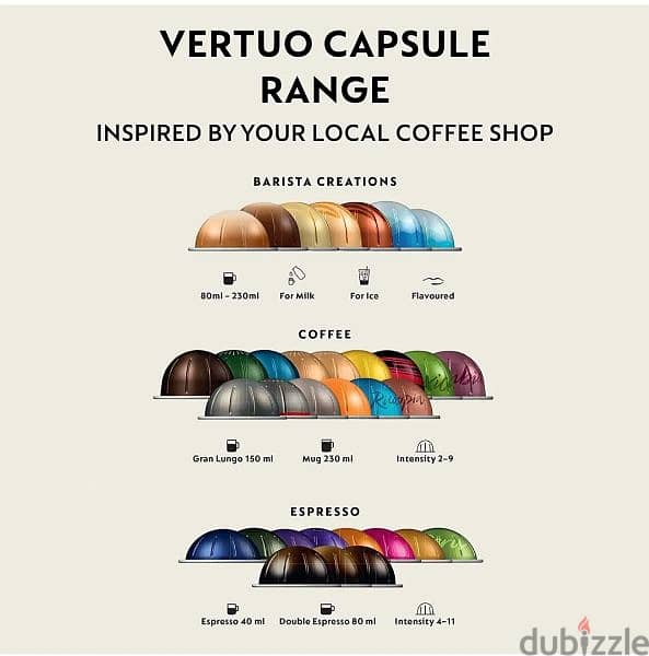 nespresso vertuo  with  (aerrocino 3 )    نسبريو   ماكنية القهوة 3