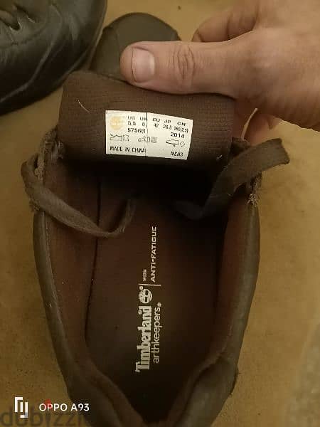 حذاء تمبرلاند اصلي مقاس 42 لون بني غامق للتواصل01115821277 0