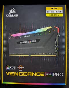 للبيع رامات Corsair VENGEANCE RGB PRO DDR4 32GB (2x16GB) 3600MHz CL18 0