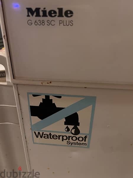 Miele dishwasher model G 638 SC Waterproof 1