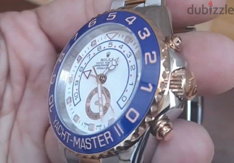 Rolex yachtmaster 2 mirror original
 Italy imported 
sapphire crystal 6