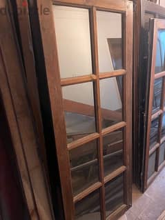 Wood doors for balconies and windows 0