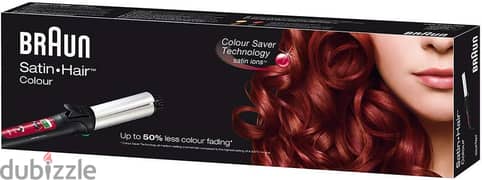 مموج الشعر للنساء 220 -240 فولت من براون EC2C، أحمر، سيراميك 0