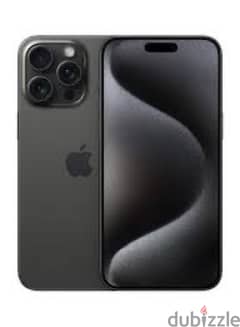 iphone 15 pro max black titanium  USED 256 GB dual sim