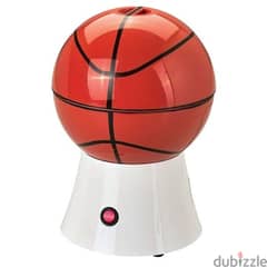 Basketball shaped popcorn machine