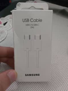 Samsung USB cable (usb c- usb c)