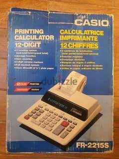 حاسبة كاسيو طابعة Casio printing calculator FR-2215S 0