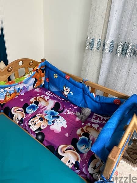 سرير اطفال خشب 2