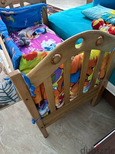 سرير اطفال خشب 5