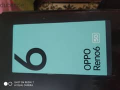 موبايل اوبو رينو 6 فايف جي استعمال خفيف جدا للبيع