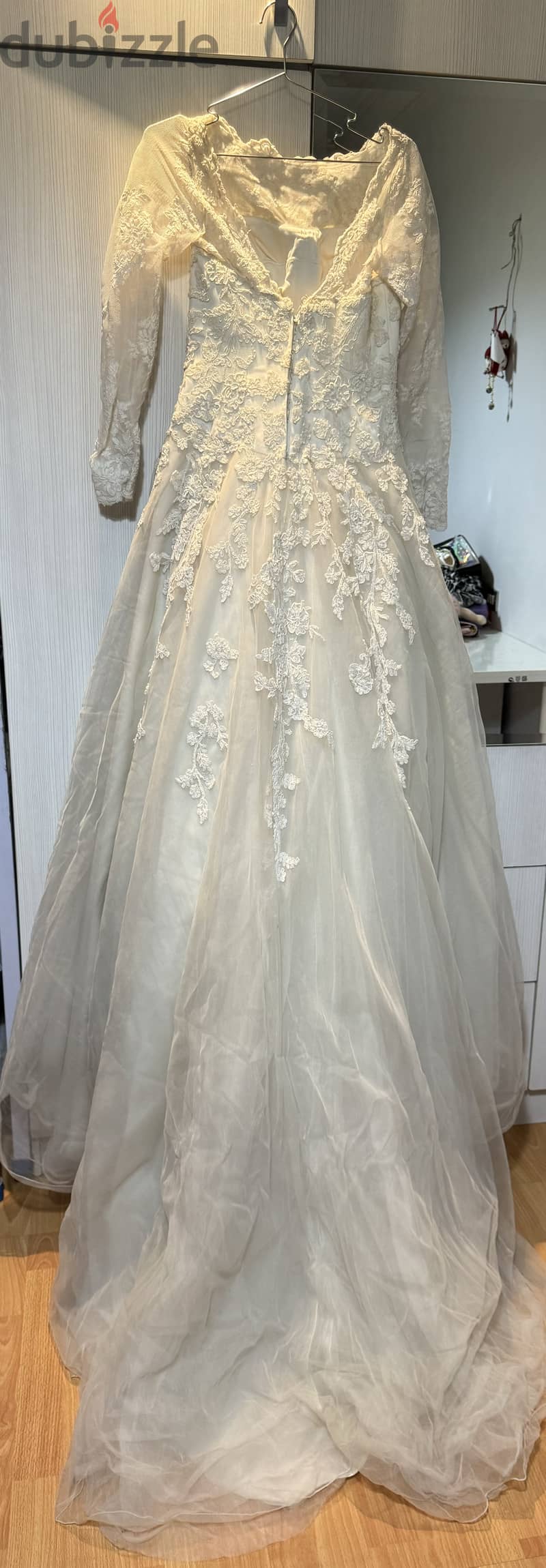 Wedding dress Justin Alexander Lace Ball Gown فستان فرح من دبي 2