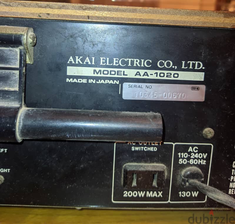 Akai AA-1020 -  AM/FM Stereo Receiver 4