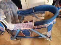 Crib Bed for Baby with two covers - Good condition and good quality 0