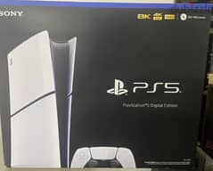 Sony - PlayStation 5 slim console Digital edition - white 0
