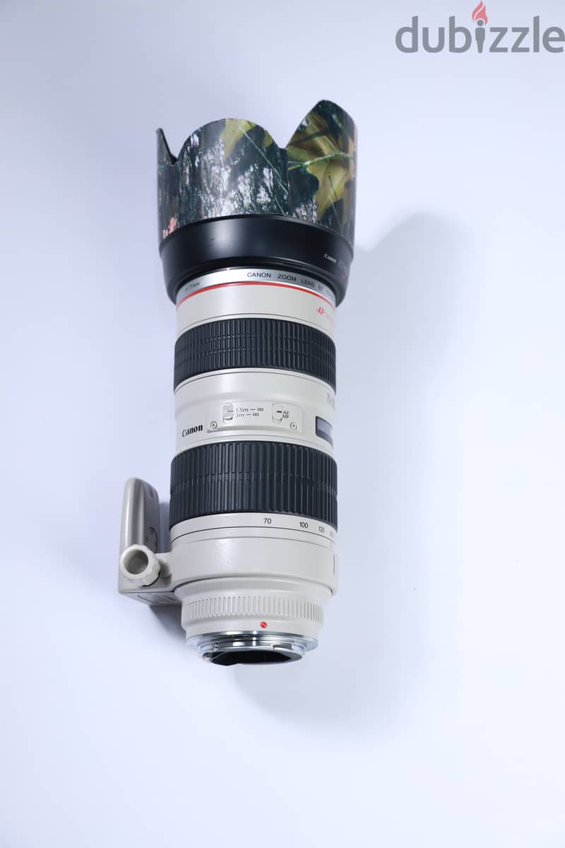 Lens canon 70-200 f2.8 ii بالكابين والهود الاوريجنال  بضمان تجربه بدون 1