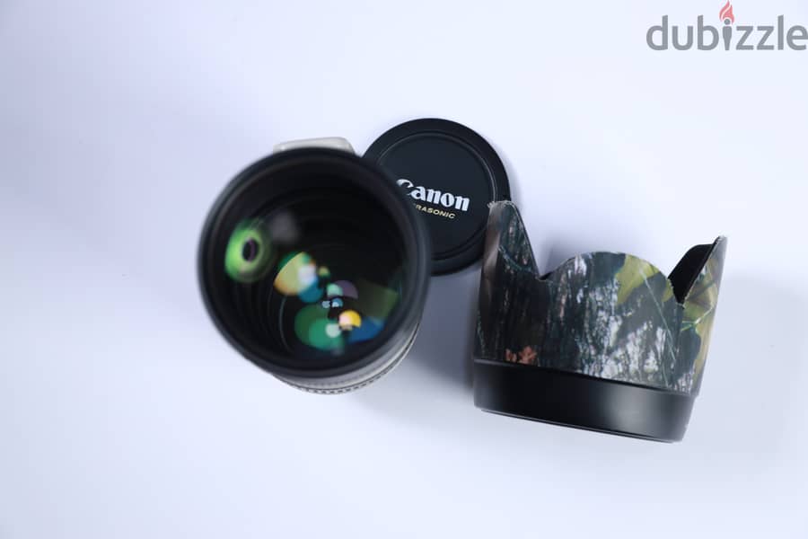 Lens canon 70-200 f2.8 ii بالكابين والهود الاوريجنال  بضمان تجربه بدون 3