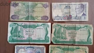 عملات قديمة  مصري وتركي وليبي للبيع 0