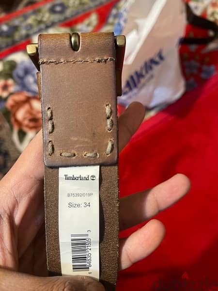 Timberland brown belt - حزام تمبرلاند بني 3