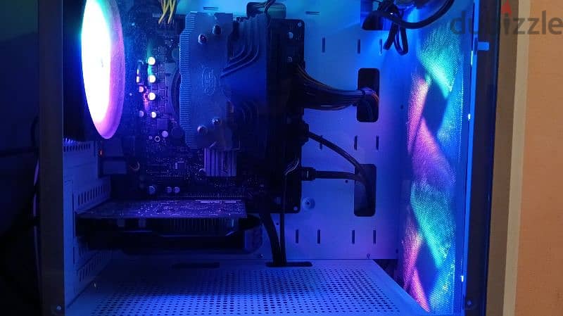 PC computer with cooling system and RGB lighting 0