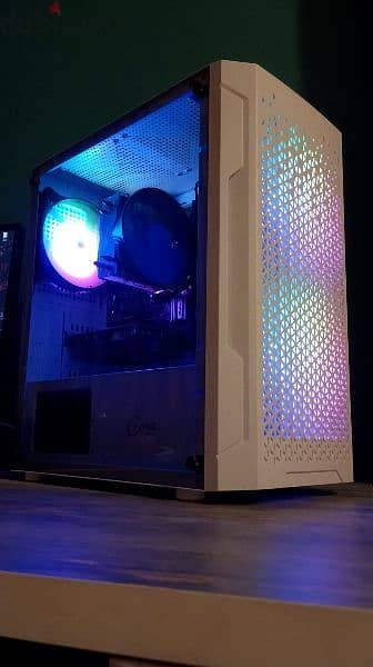 PC computer with cooling system and RGB lighting 1