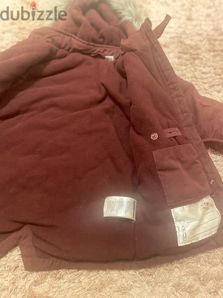 maroon kids jacket brand george 2