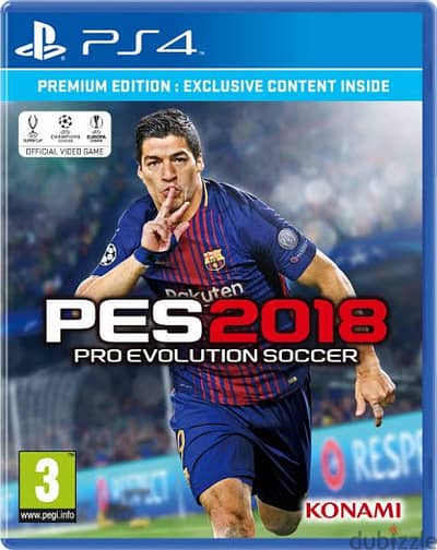 للبيع CD PES 2018 بلاستيشن 4