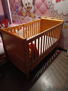 original mother Care baby crib with mattress 0
