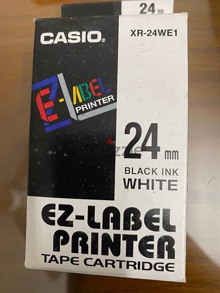 casio label tape XR-24WE1 1