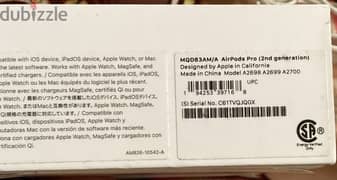Airpods pro 2 sealed 0