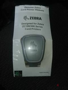 Zebra YMCKO Color Printer Ribbon لـ ZC300 Card Printer 0