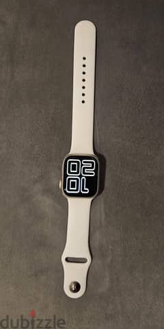 apple watch series 7 41mm white 100%battery 0