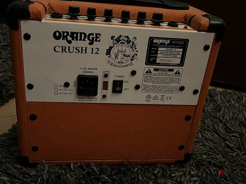 orange crush 12 guitar amp 1