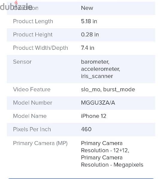 iphone 12 ,Brand New,Dual SIM,128GB,Black,5G 4