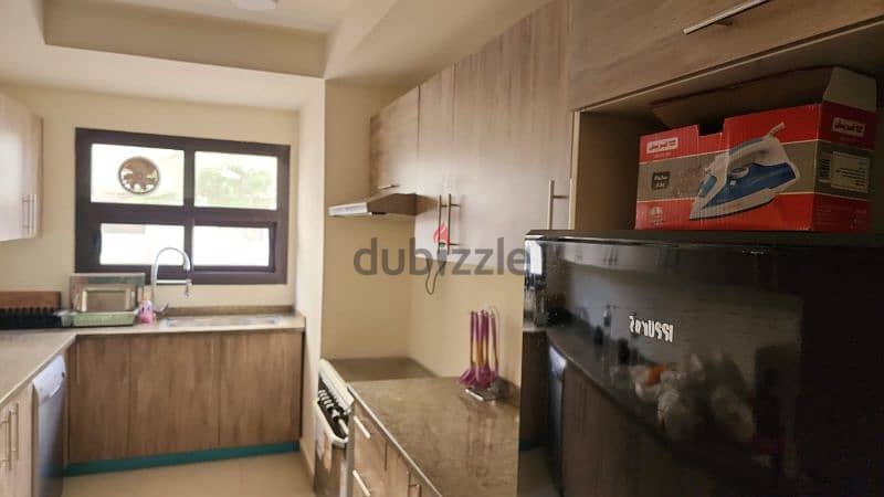 for rent Ground floor with garden fully furnished in mivida شقة إيجار 6