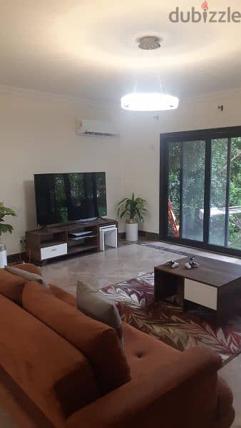 for rent Ground floor with garden fully furnished in mivida شقة إيجار 7
