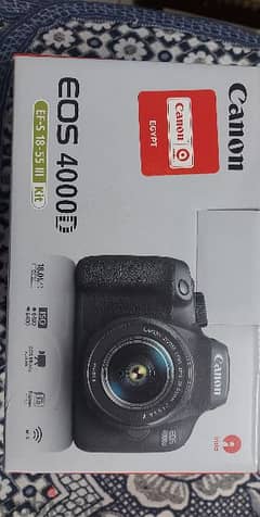 كاميرا كانون جديد ضمان سنتين 4000D 0