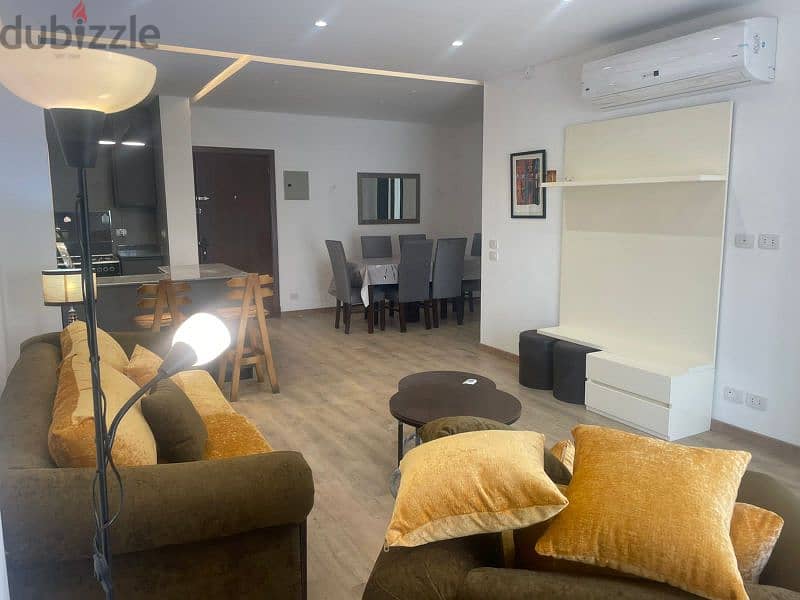 شقة إيجار مفروشه و مكيفة كمبوند فيليت Fully furnished in Villette rent 4