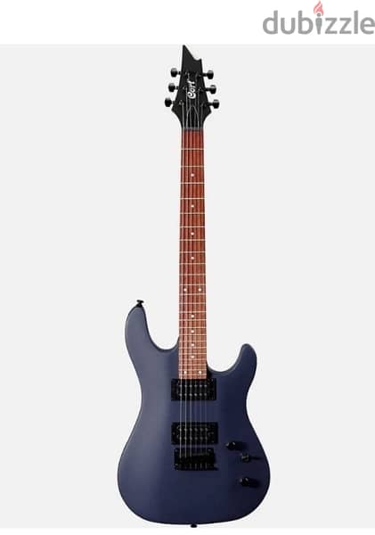 cort kx100 black electric guitar with blackstar amp 2