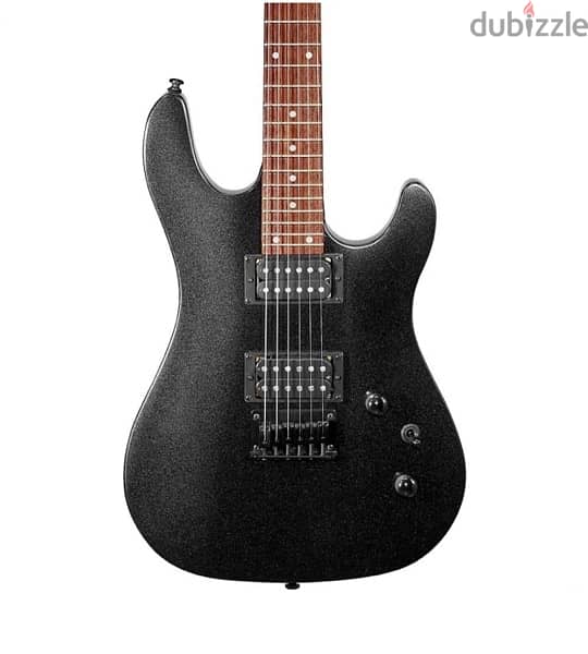 cort kx100 black electric guitar with blackstar amp 3