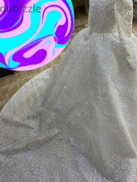 فستان فرح يلبس ٦٠ كيلو 3