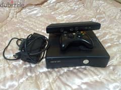 Xbox 360 with kinect and one controller