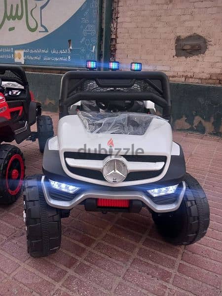 سيارة جيب مرسيدس للاطفال تعمل بالبطارية حمولة 2 طفل مستوردة من ش دهب 2