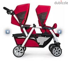 chicco twin stroller