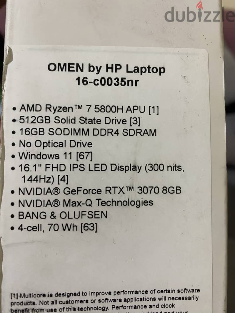 Laptop Hp omen 16 gaming laptop rtx 3070 9